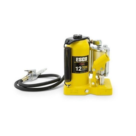 ESCO 12 Ton HD Pro Series Air Hydraulic Bottle Jack 10380